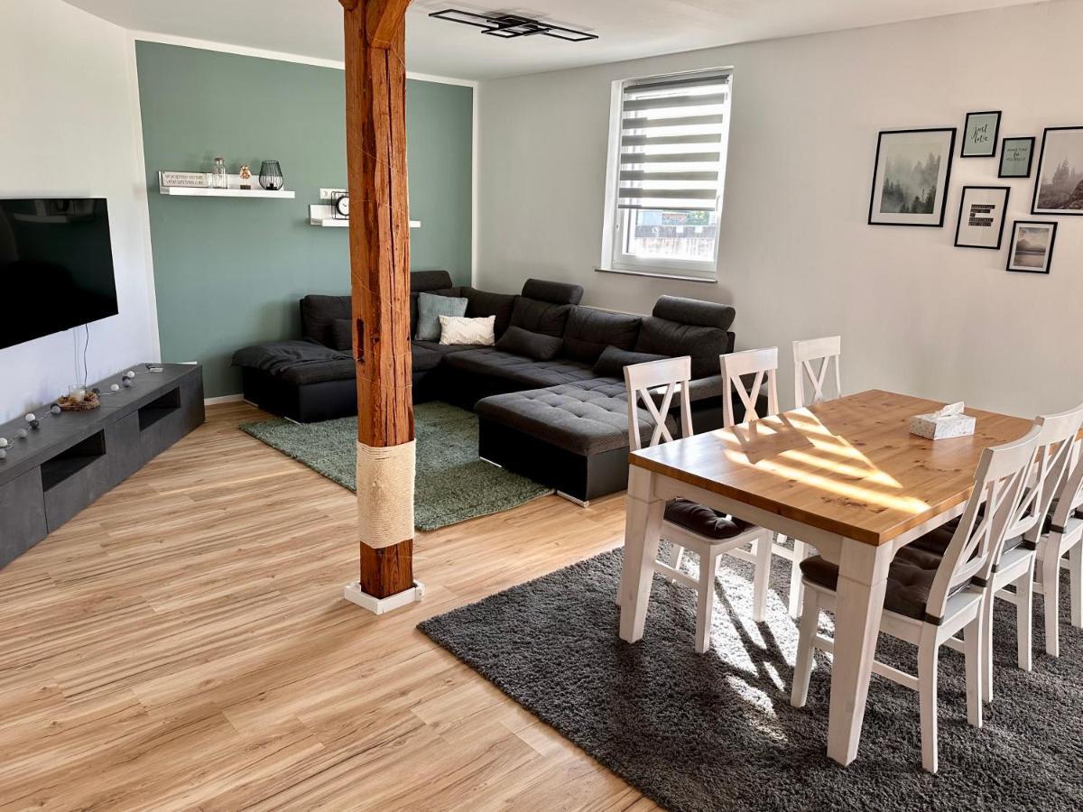 Ferienwohnung Storchennest Eisfeld Dış mekan fotoğraf