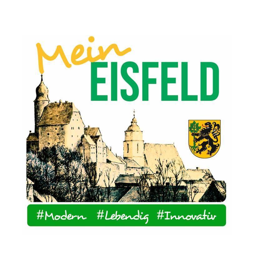 Ferienwohnung Storchennest Eisfeld Dış mekan fotoğraf